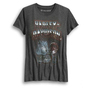 Harley WOMENS HOWL AT THE MOON TEE - 96200-20VW