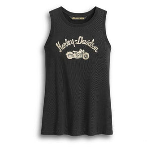 Harley WOMENS EMBROIDERED  SCRIPT TANK - 96292-20VW