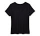 96364-26VW Women's Bling Highway Rider Short Sleeve V Neck - Harley Black