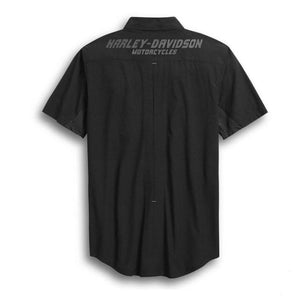 Harley SHIRT WOVEN BLACK 96370-20VM