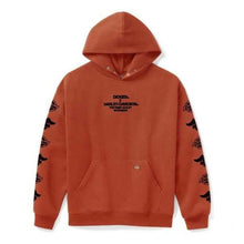 Harley DICKIES X H-D EAGLE SLEEVE HOODIE - VINTAGE ORANGE