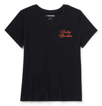 96767-25VW Harley-Davidson® Women's Essential Bling V-Neck Short Sleeve Tee