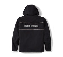 97138-25VM Men's H-D Trenton Deflector 2.0 Hooded Riding Fleece - Harley Black