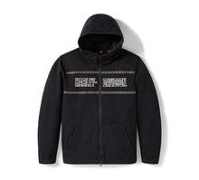 97138-25VM Men's H-D Trenton Deflector 2.0 Hooded Riding Fleece - Harley Black