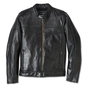 Harley MENS H-D FLEX LAYERING SYSTEM CAFE RACER LEATHER JACKET 98015-23VM