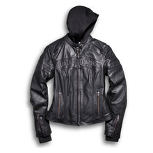 Harley WOMENSMISS ENTHUSIAST  3-IN-1 LEATHER RIDING JACKET 98030-12vw