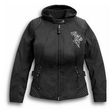 Harley WOMENS SCROLL SKULL 3-IN-1 RIDING JACKET 98246-18VW