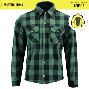 JRS10015 SHIRT MNS FORREST WARATAH CHECK KEVLAR CE1